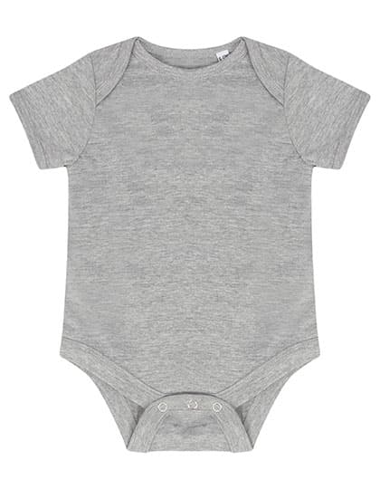 Essential Short Sleeved Bodysuit — Heather Grey