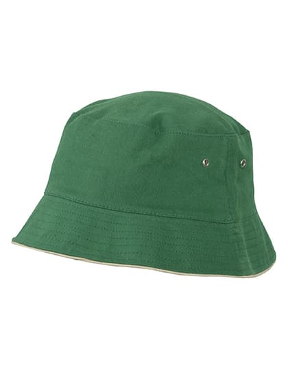 Fisherman Piping Hat — Dark Green