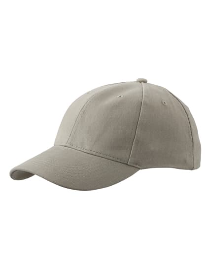 6-Panel Cap Laminated — Beige