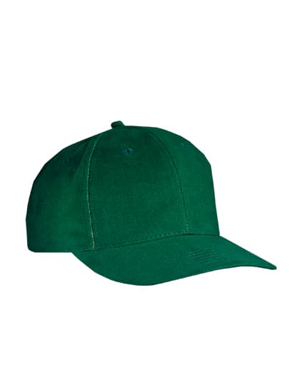 6-Panel Cap Laminated — Dark Green