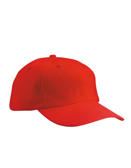 6-Panel Cap Low Profile — Red