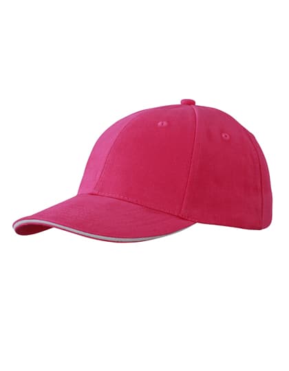 6-Panel Sandwich Cap — Pink