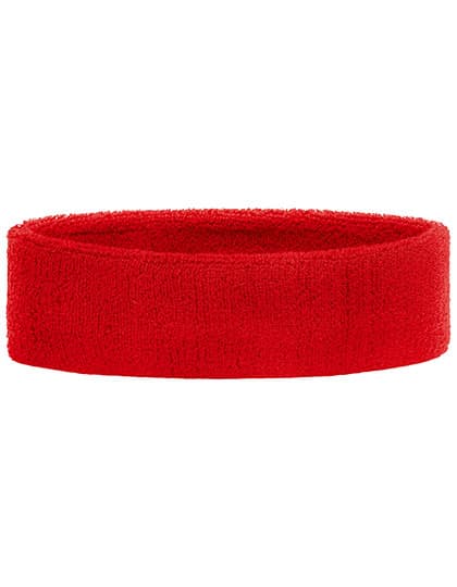 Terry Headband — Red