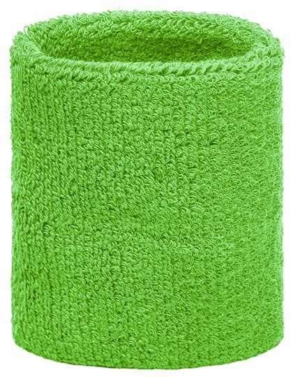 Terry Wristband — Lime Green