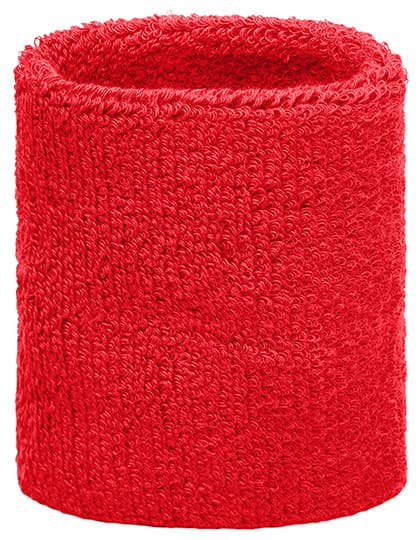 Terry Wristband — Red