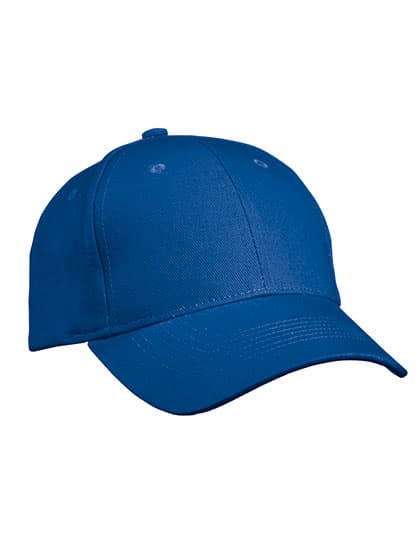 6 Panel Cap Heavy Cotton — Royal