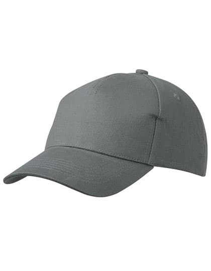5 Panel Cap Heavy Cotton — Dark Grey