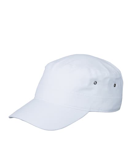 Military Cap — White