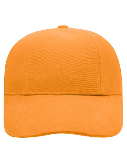 Turned 6 Panel Cap Laminated — Orange