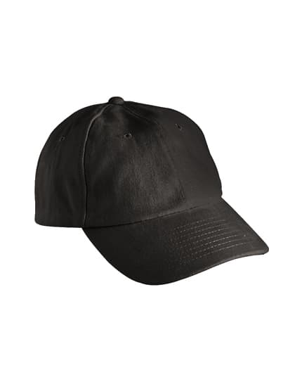 6-Panel Raver Cap — Black