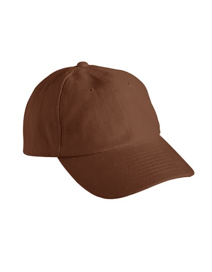 6-Panel Raver Cap — Dark Brown