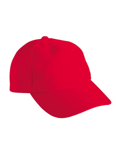 6-Panel Raver Cap — Signal Red