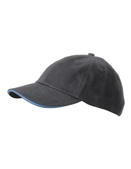 6-Panel Raver Sandwich Cap — Graphite