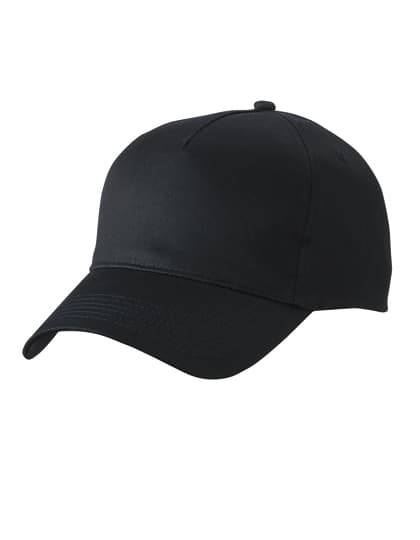 5-Panel Cap — Black