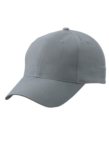 Brushed 6-Panel Cap — Grey