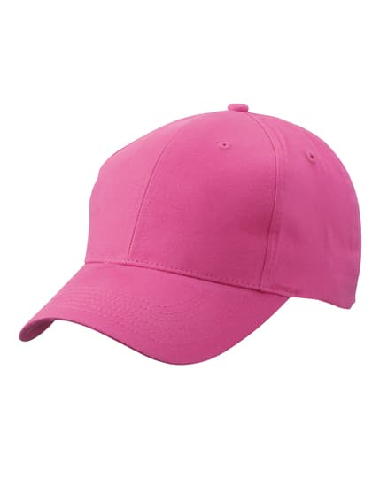 Brushed 6-Panel Cap — Pink