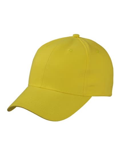 Brushed 6-Panel Cap — Sun Yellow