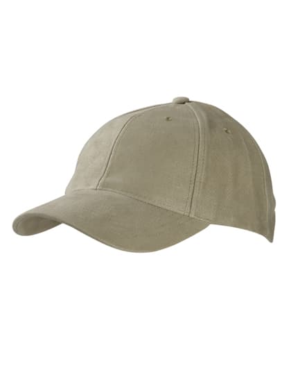 6-Panel Raver Cap Laminated — Beige