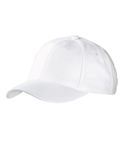 6-Panel Raver Cap Laminated — White