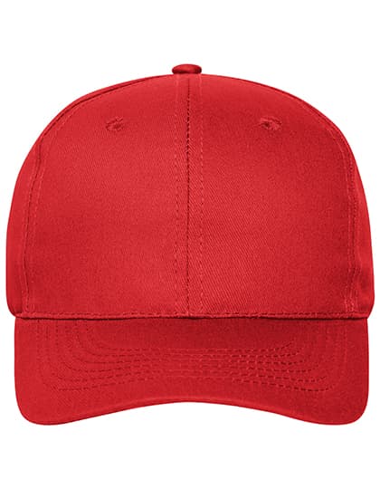6 Panel Cap Bio Cotton — Red