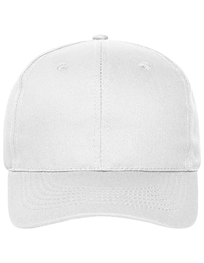 6 Panel Cap Bio Cotton — White
