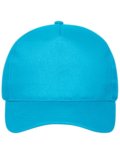 5 Panel Cap Bio Cotton — Turquoise
