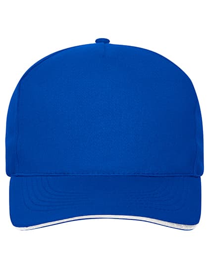5 Panel Sandwich Cap Bio Cotton — Royal