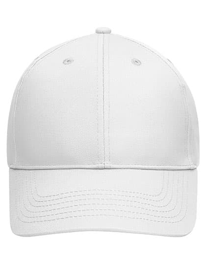 6 Panel Cap Bio Cotton — White