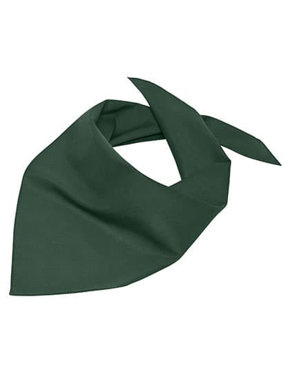Triangular Scarf — Dark Green