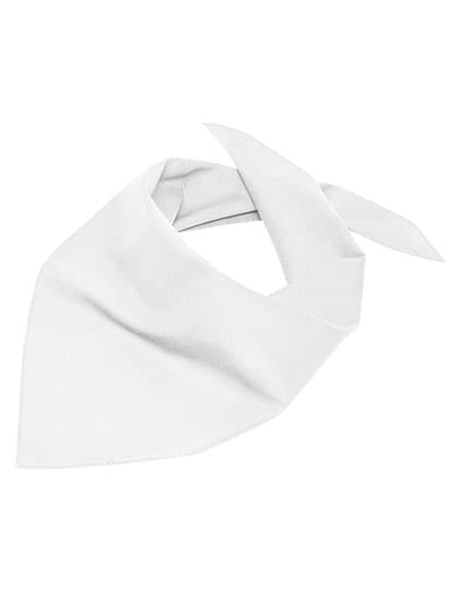 Triangular Scarf — White