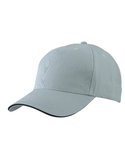 5 Panel Sandwich Cap — Light Grey