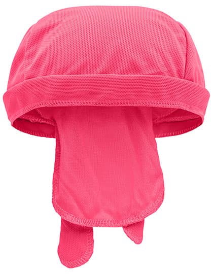 Functional Bandana Hat — Bright Pink