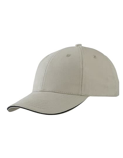 Light Brushed Sandwich Cap — Beige
