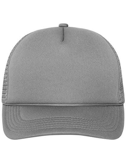 5 Panel Retro Mesh Cap — Dark Grey