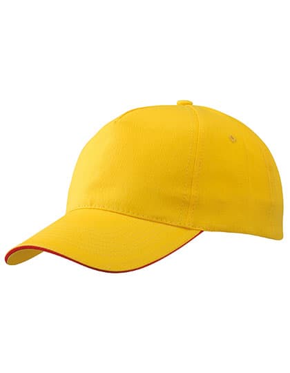 5 Panel Promo Sandwich Cap — Gold