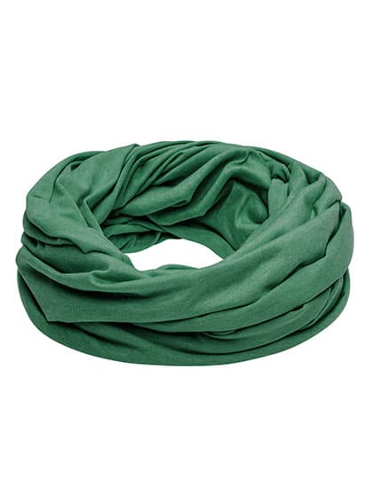 Heather Summer Loop-Scarf — Green Melange