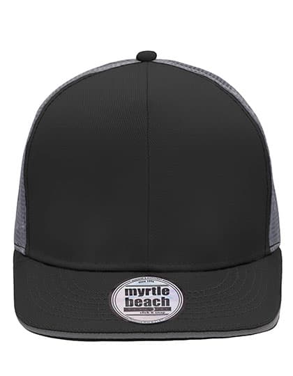 Pro Cap Mesh 6 Panel — Black
