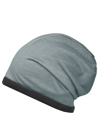 Fleece Beanie — Grey Heather
