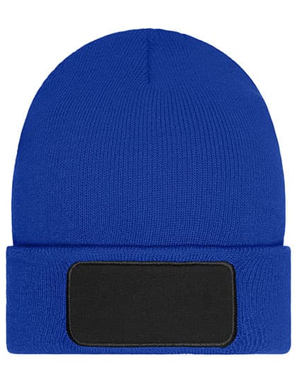 Beanie with Patch - Thinsulate — Royal