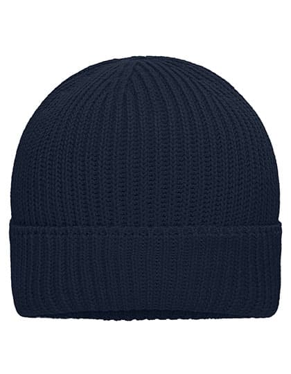 Bio Cotton Winter Beanie — Navy