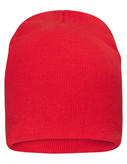 Bio Cotton Casual Beanie — Red