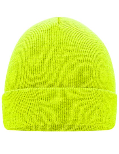 Knitted Cap — Bright Yellow