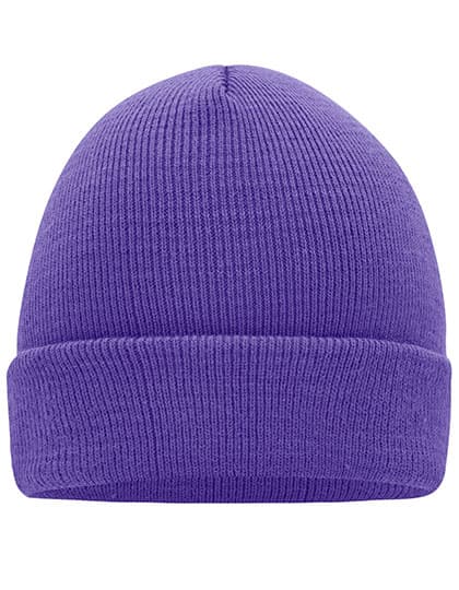 Knitted Cap — Dark Purple