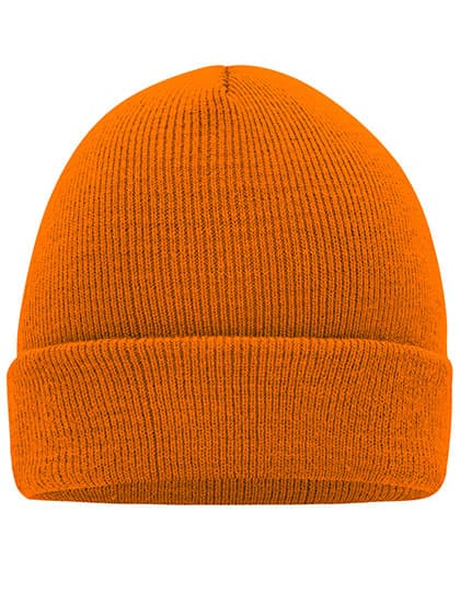 Knitted Cap — Orange