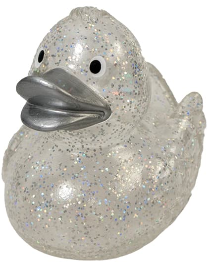 Schnabels® Quietsche-Ente Glitzer — Transparent