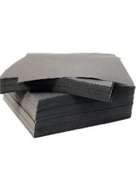 E-Zee Squares Stickvlies (250 Stück) — Black