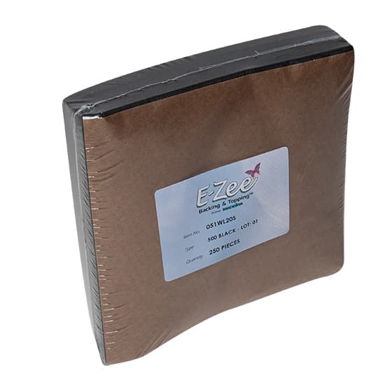 E-Zee Weblon Stickvlies (250 Stück) — Black
