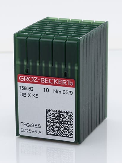 Nadeln 65er mit halbrunder Spitze (100 Stück) — Silver
