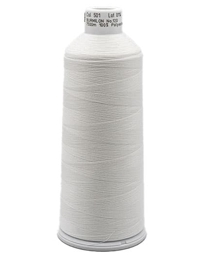 Burmilon 120/2 Polyester Untergarn — White