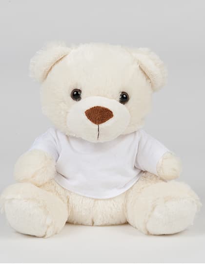 Bear In T-Shirt — Cream